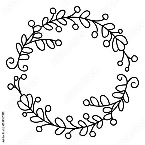 Traditional honor wreath vinyl