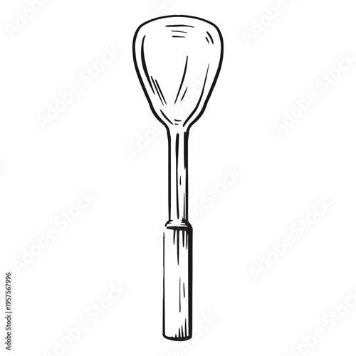 Asian turner hand drawn