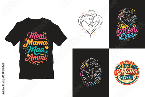 A creative black cotton t-shirt design concept vector featuring a modern apparel print illustration on a blank clothing template for casual men’s fashion