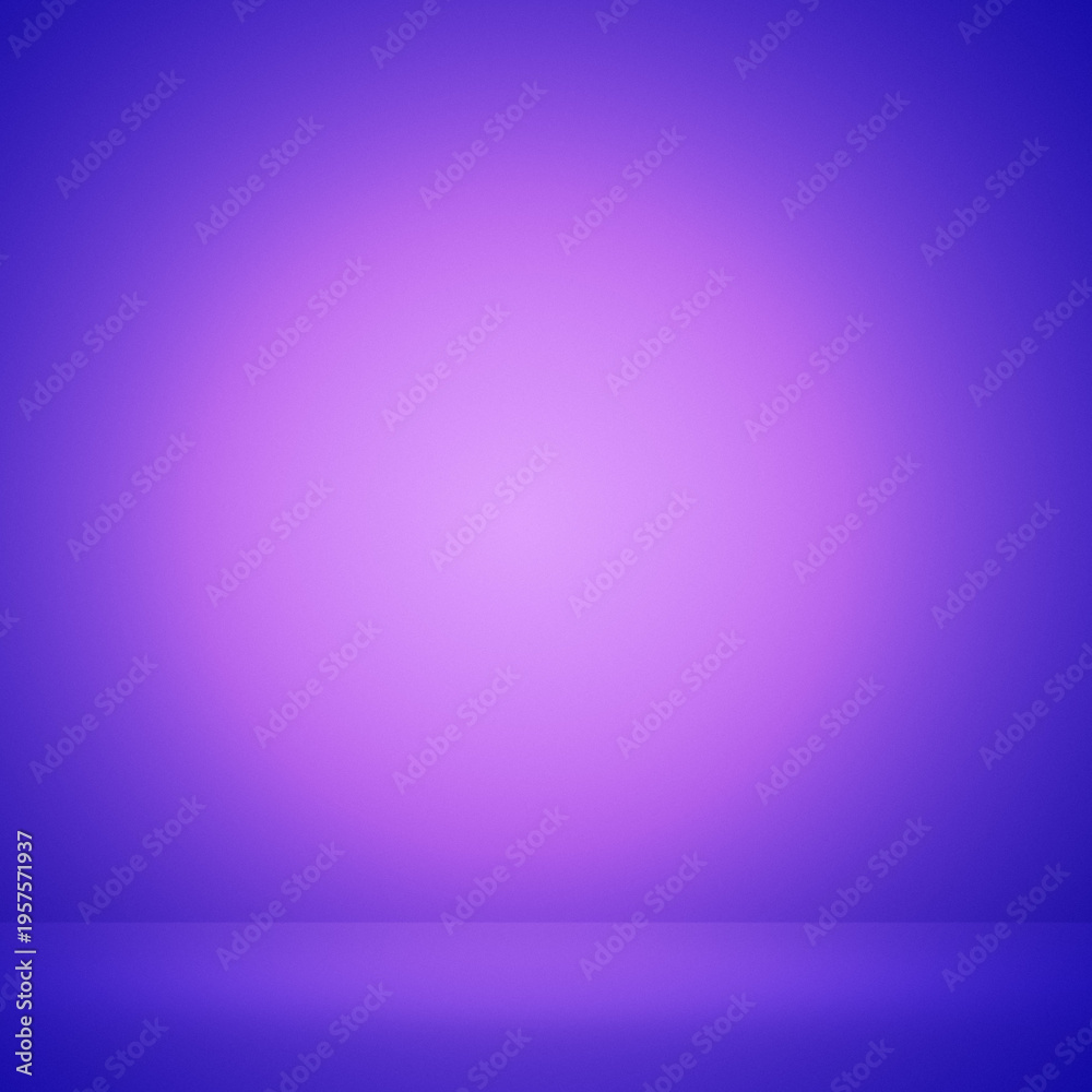 Obraz premium Purple square stage background with glowing light