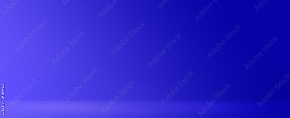 Obraz premium Dark blue horizontal stage with glowing light
