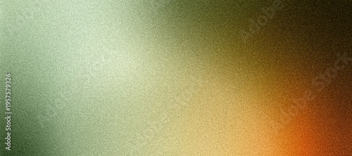 Foto Grainy gradient background, orange green yellow abstract noise texture header, b