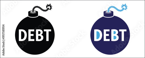 Debt bomb concept with dual symbolic representation