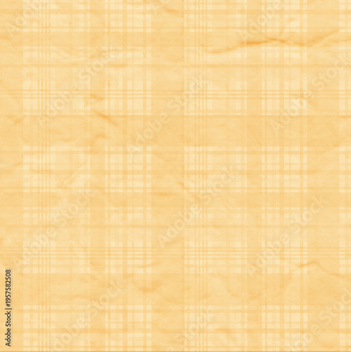 Soft beige plaid seamless pattern with subtle marble texture and fine intersecting lines. Elegant neutral textile background ideal for fabric, wallpaper, and minimal design.