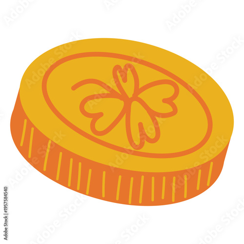 Coin st patricks doodle