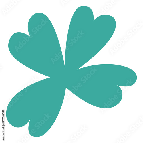 Four-leaf lucky clover