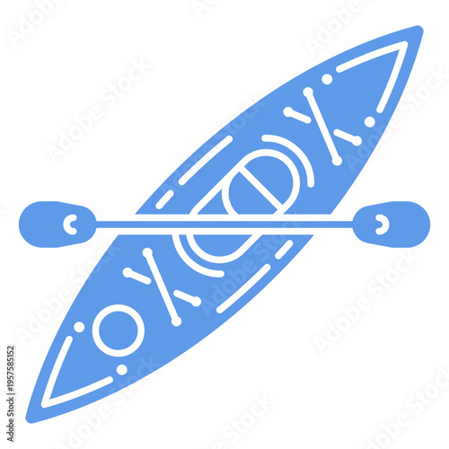 Simple water sport canoe