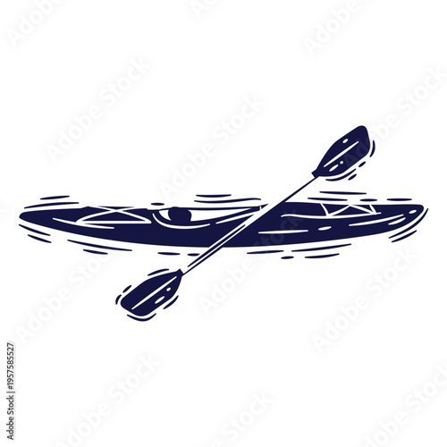 Simple water hobby kayak