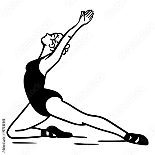 Ballet ballerina simple people