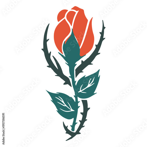 Rose spine thorns flower