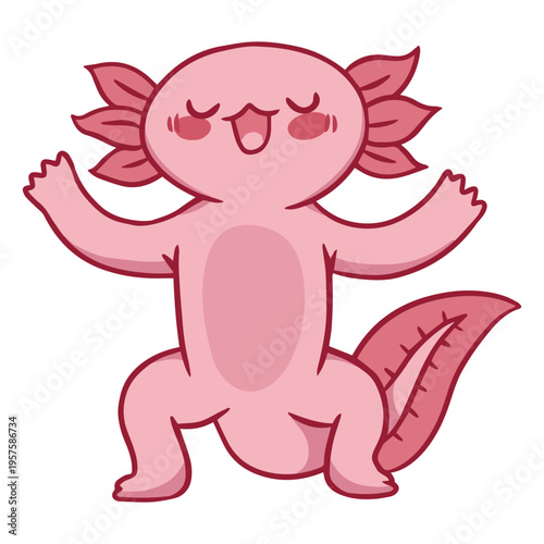 Yogui axolotl color stroke horse