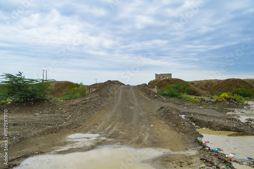 view of the cloudscape in the river landscape