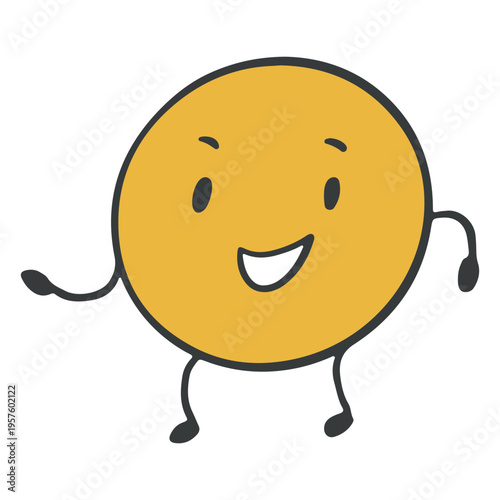 Space planet cartoon character