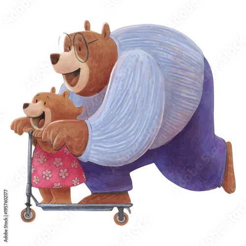 Fotografija Father's day bears characters