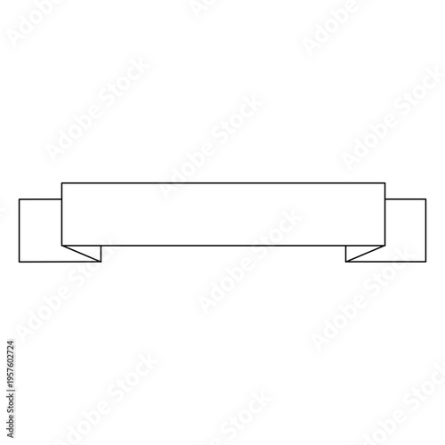 Straight stroke ribbon