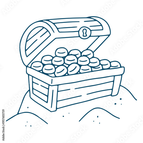 Pirate treasure chest