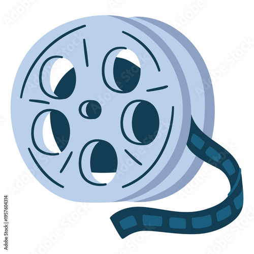Film reel graphic