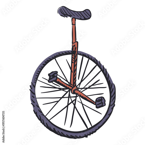Unicycle drawing