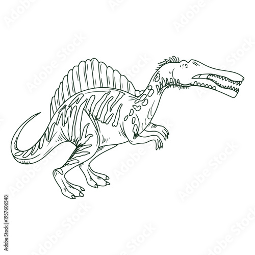 Dinosaur spinosaurus