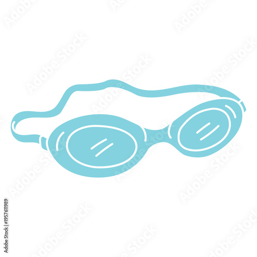 Fotografija Swimming goggles cut out