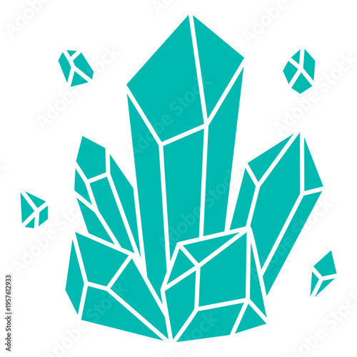 Green quartz crystal