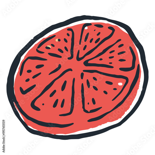 Tomato slice to make a sandwich