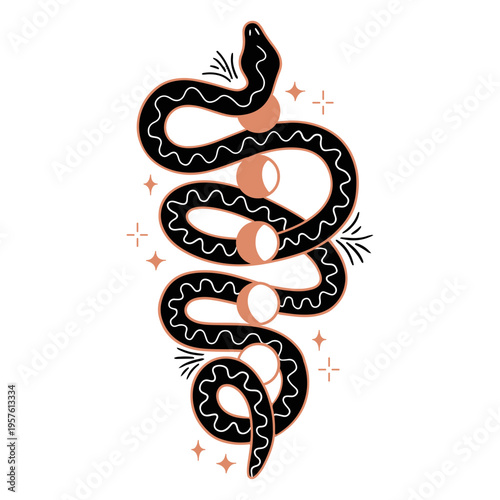 Esoteric snake moon stages