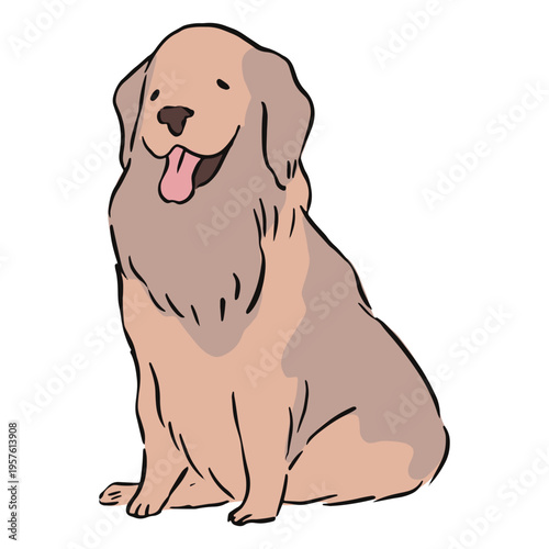 Adorable smiling dog