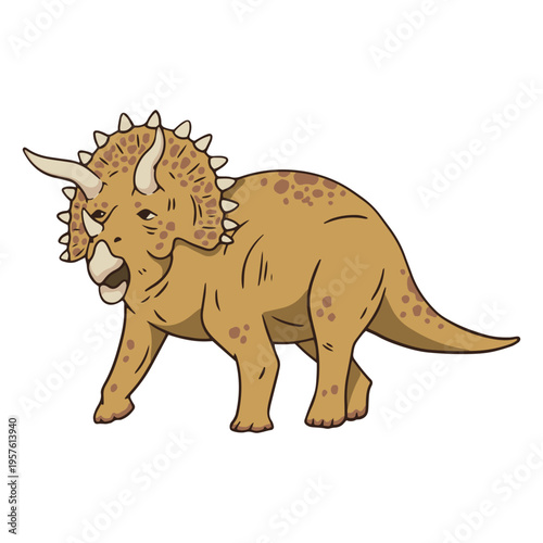 Triceraptors dinosaur