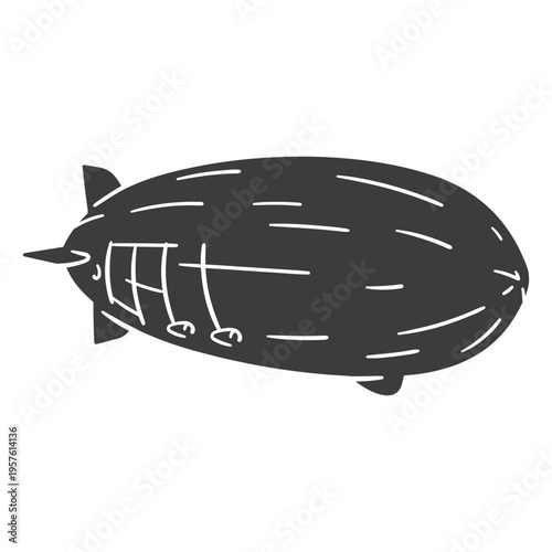 Zeppelin from the beginning of the 20th century