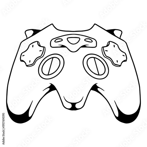 Enjoy gaming with joystick