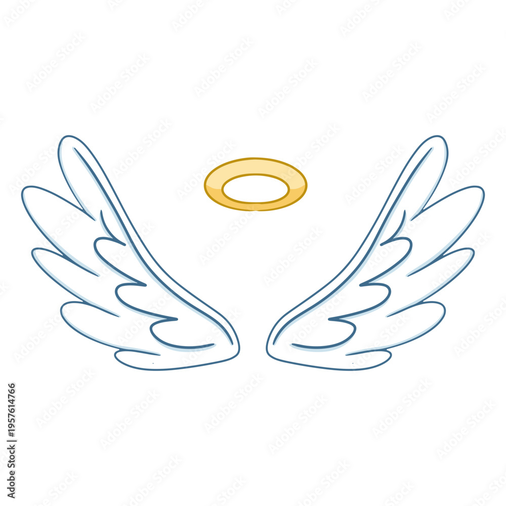 Obraz premium Holy wings design