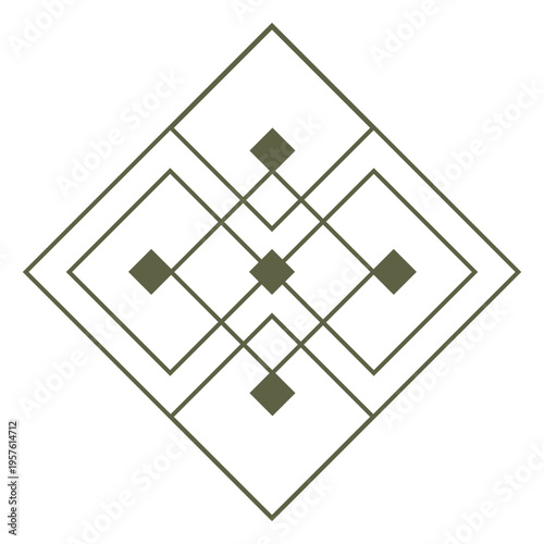 Beguiling diamond wall decal