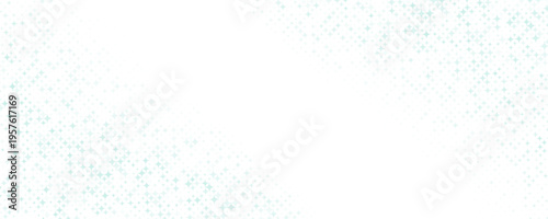 Medical healthcare seamless background. Green blue cross hospital pattern. Repeating plus symbol wallpaper. Tech backdrop for presentation,