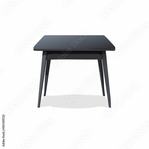 Kleiner Tisch in schwarz