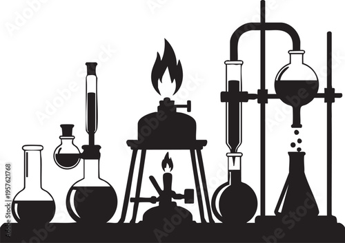 Laboratory equipment for chemistry experiments and scientific research