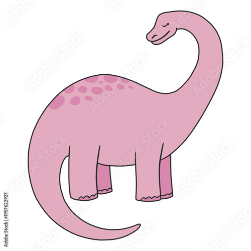 Pink dinosaur