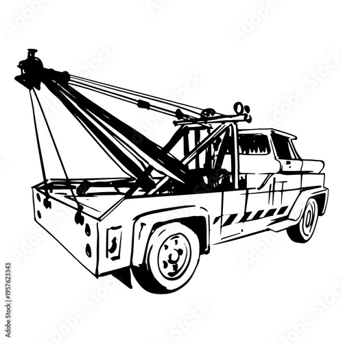 Tow truck for car recovery