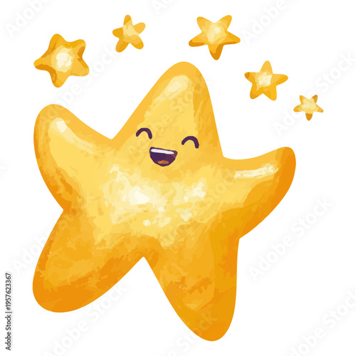 Joyfull cute star