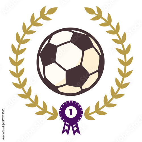 Soccer championship iconic representation