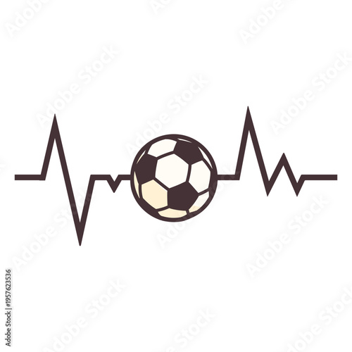 Iconic soccer championship logo