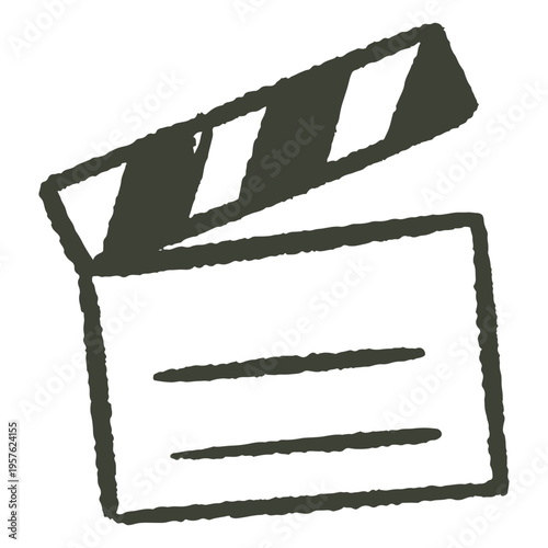Clapperboard doodle