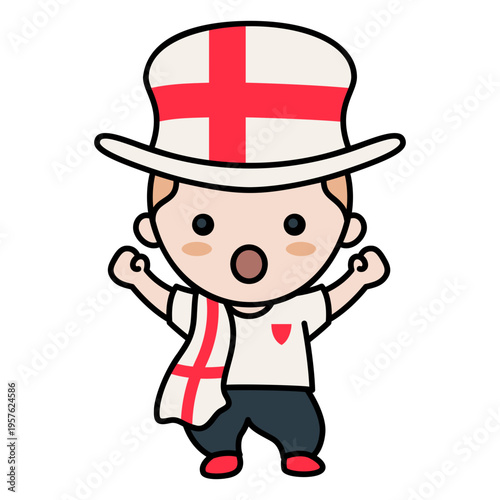 Soccer fan of England