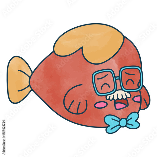Sleeping grandpa fish