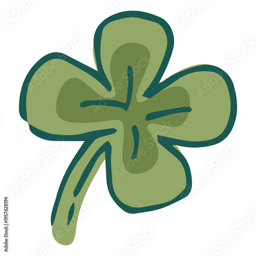 Four leaf clover lucky st patrick's day