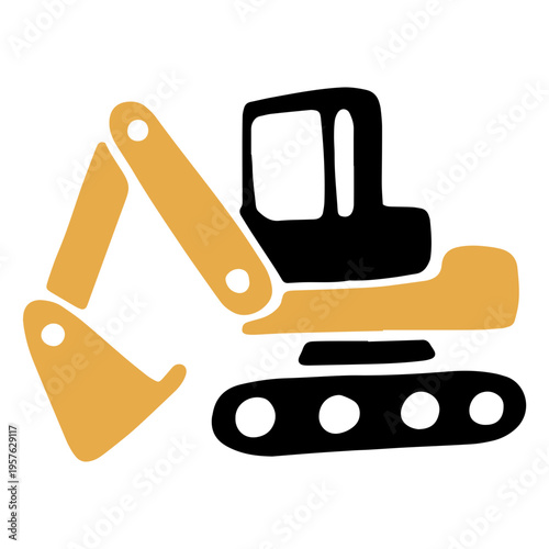 Construction backhoe