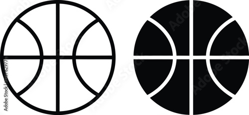 Comparison of a standard circle and a circle divided into black and white quadrants