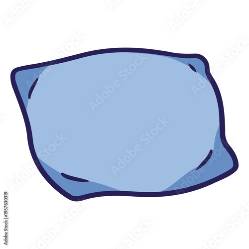 Blue pillow
