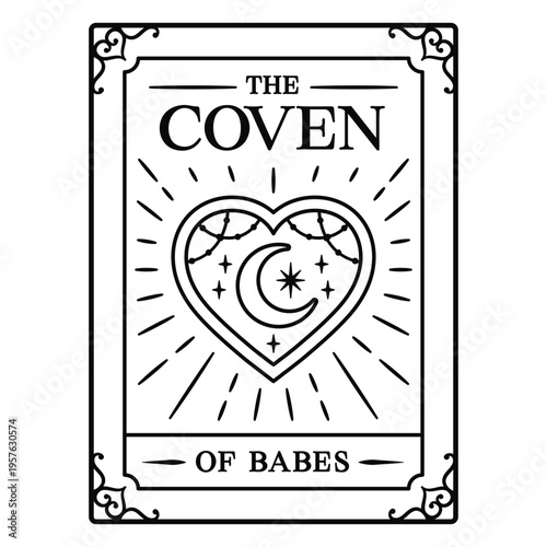 The coven of babes tarot card