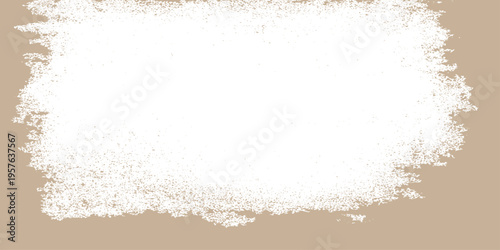 An abstract blue grunge background features a frozen ice texture and winter frost pattern within an old paper frame border, creating a cold nature illustration with a liquid aqua splash design